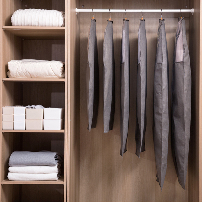 Piekarināms apģērbs Putekļu pārsegs Mētelis Uzvalks Pārvalks Garš Neausts glabāšanas maisiņš Putekļu maiss Mētelis Putekļu pārsegs Sadzīves uzglabāšanas preces