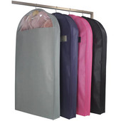 Lielas telpas apģērba putekļu aizsargs Pretspiediena trīsdimensiju ūdeles mēteļa uzglabāšanas maisiņš, sabiezināts neausta auduma pakarināmais maisiņš