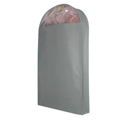 Lielas telpas apģērba putekļu aizsargs Pretspiediena trīsdimensiju ūdeles mēteļa uzglabāšanas maisiņš, sabiezināts neausta auduma pakarināmais maisiņš