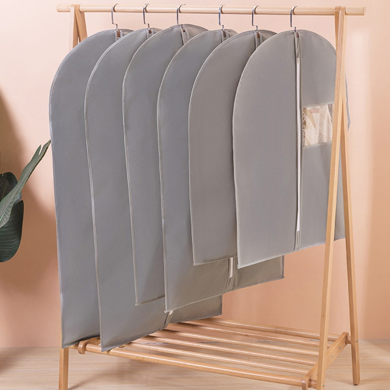 Μη υφασμένα ρούχα Κάλυμμα σκόνης Κάλυμμα φόρεμα Τσάντες ενδυμάτων Φόρεμα Κρεμαστά καλύμματα σκόνης Οργανωτή ρούχων για προστατευτικό ντουλάπας αποθήκευσης