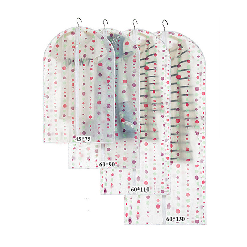 Prozirni EVA navlaka za prašinu Torbe za vješanje odjeće Kućno odijelo Kaput Navlaka za prašinu Organizator za pohranu garderobe 1 kom/lot JG004