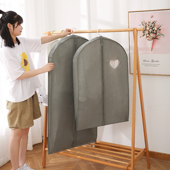 Уплътнени нетъкани дрехи Прахозащитно покритие Палто Рокля Риза Висяща чанта Миещ се гардероб Органайзер за съхранение Калъф за защита на дрехи