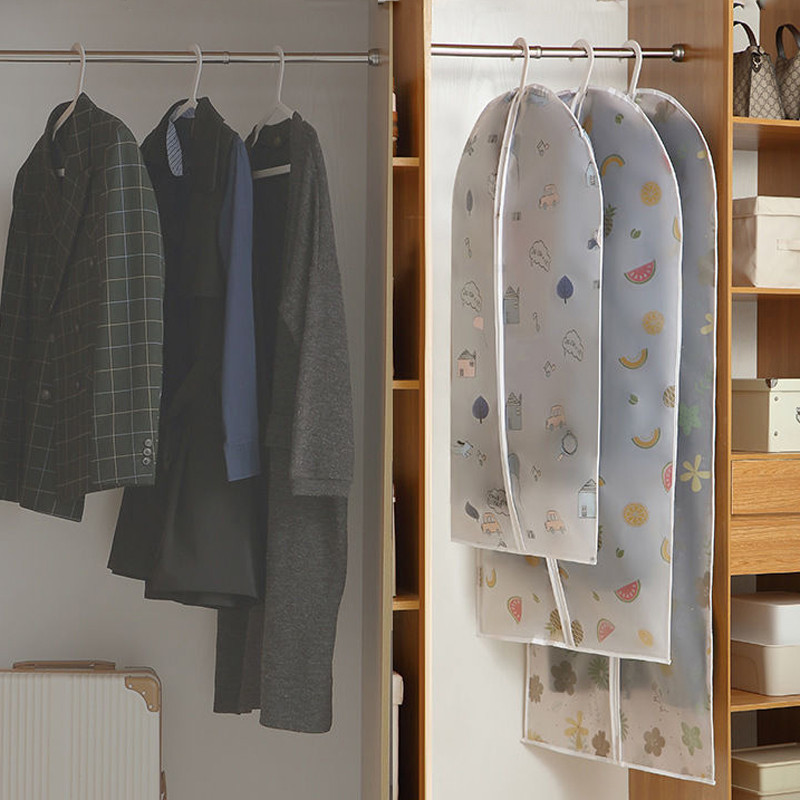 Mali svježi print uzorka Odjeća Navlaka otporna na prašinu Prozirni ormar Viseća torba Odijelo Kaput Vreća otporna na vlagu