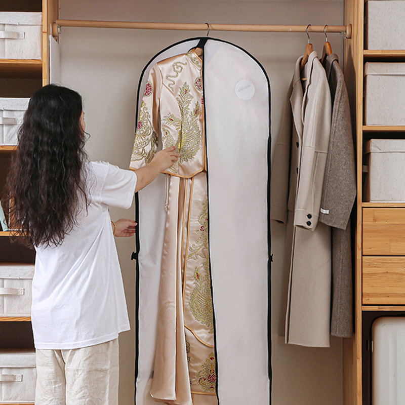 Tops Apģērbi Piekarināms Apģērbs Kleita Apģērbs Uzvalks Mētelis Putekļu aizsargs Mājas Uzglabāšanas Soma Soma Soma Organizators Garderobe Piekarināmi Apģērbi