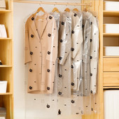 5gab. Drēbju putekļu pārsegs Sabiezināts plastmasas putekļu uzvalka maisiņš Ūdensizturīgs vienreizējās lietošanas apģērbu somas Garderobes skapis Piekarināms auduma mētelis Putekļu aizsargs