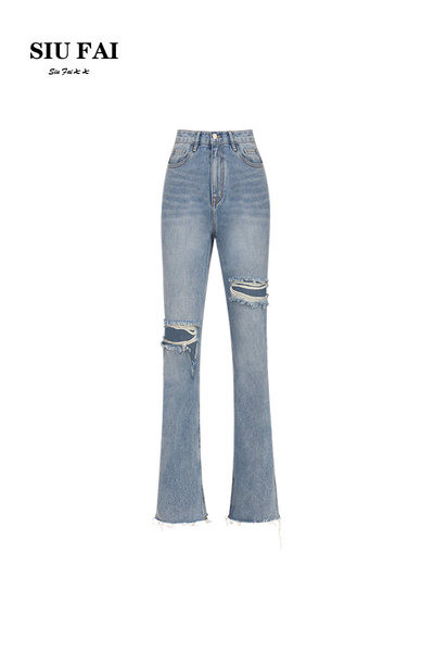 Ženske traperice s poderanim motivima