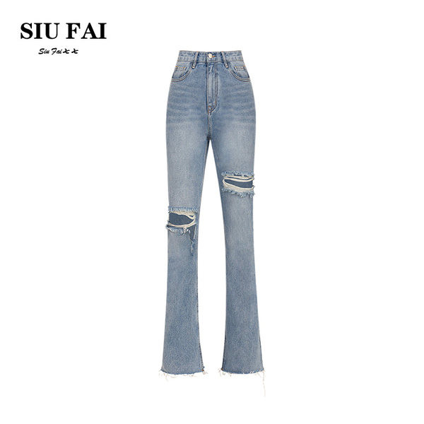 Ženske traperice s poderanim motivima