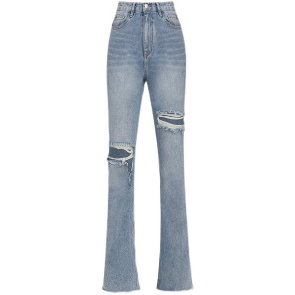 Ženske traperice s poderanim motivima