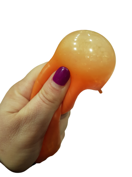 Играчка Squishy, Морков, Сензорна, 12 см