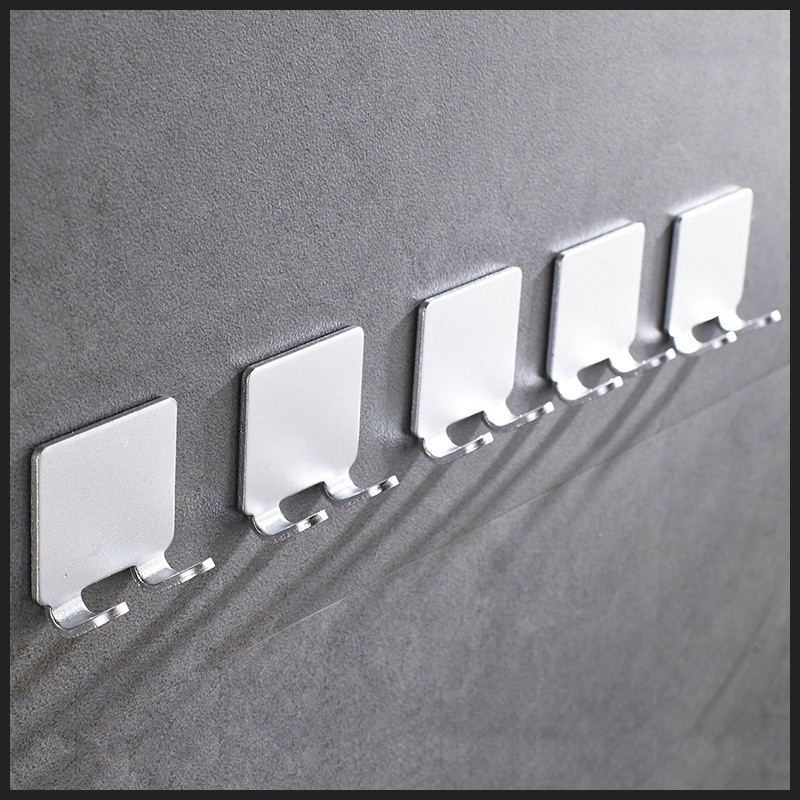Magnetski stalak za pohranu aparata za brijanje Zidni stalak za pohranu Kuhinja Kupaonski utikač Kuka Prostor Aluminijski metalni držač ključeva Zidni