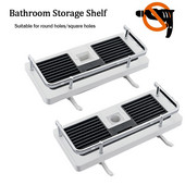 Organizator za uređenje doma Kupaonska šipka za podizanje Uklonjivo postolje Bez bušenja Držač sapuna Polica za tuš Višenamjenski stalak za pohranu Pladanj