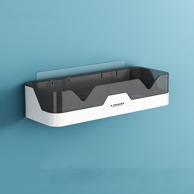 Vannas istabas plaukts tualetes šampūns plaukti dušas plaukts sienas stiprinājums vannas kosmētikas uzglabāšanas turētājs Mājas virtuves organizators bez perforatora