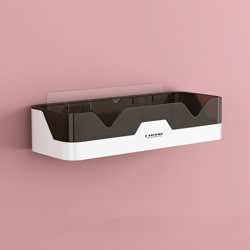 Vannas istabas plaukts tualetes šampūns plaukti dušas plaukts sienas stiprinājums vannas kosmētikas uzglabāšanas turētājs Mājas virtuves organizators bez perforatora