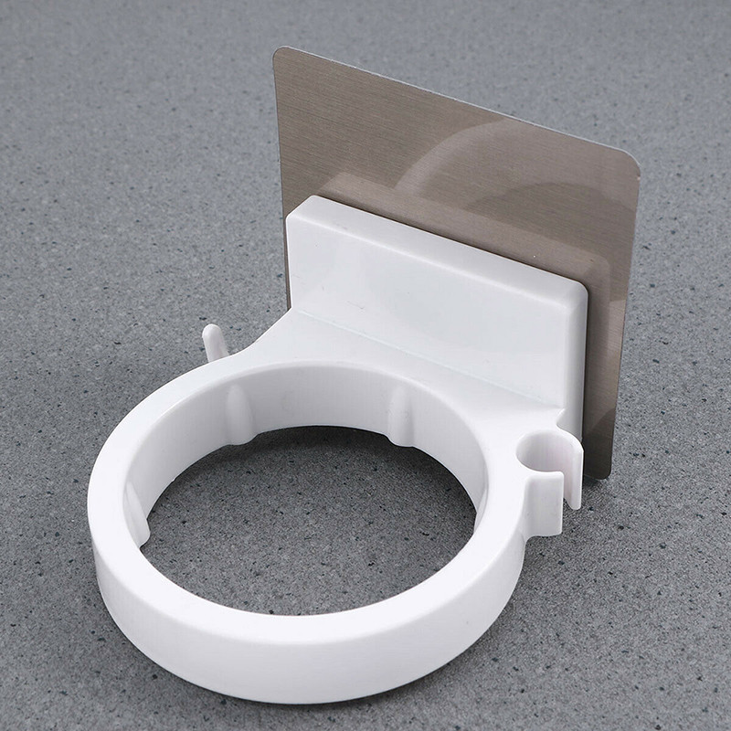 Zidni držač sušila za kosu Organizator puhala Samoljepljivi ABS stalak za pohranu sušila za kosu Stalak za kupaonski pribor