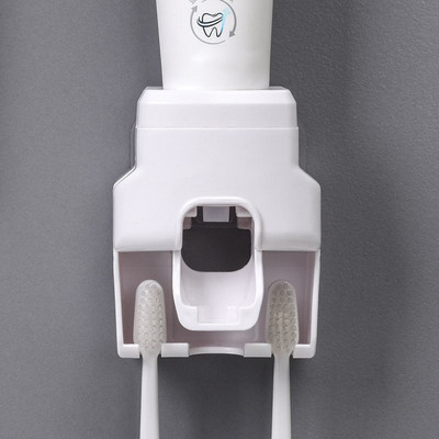 Automatsko cijeđenje paste za zube Zidni nosač Stalak za četkice za zube Stalak Kupaonski dozator paste za zube Dodaci za držač četkice