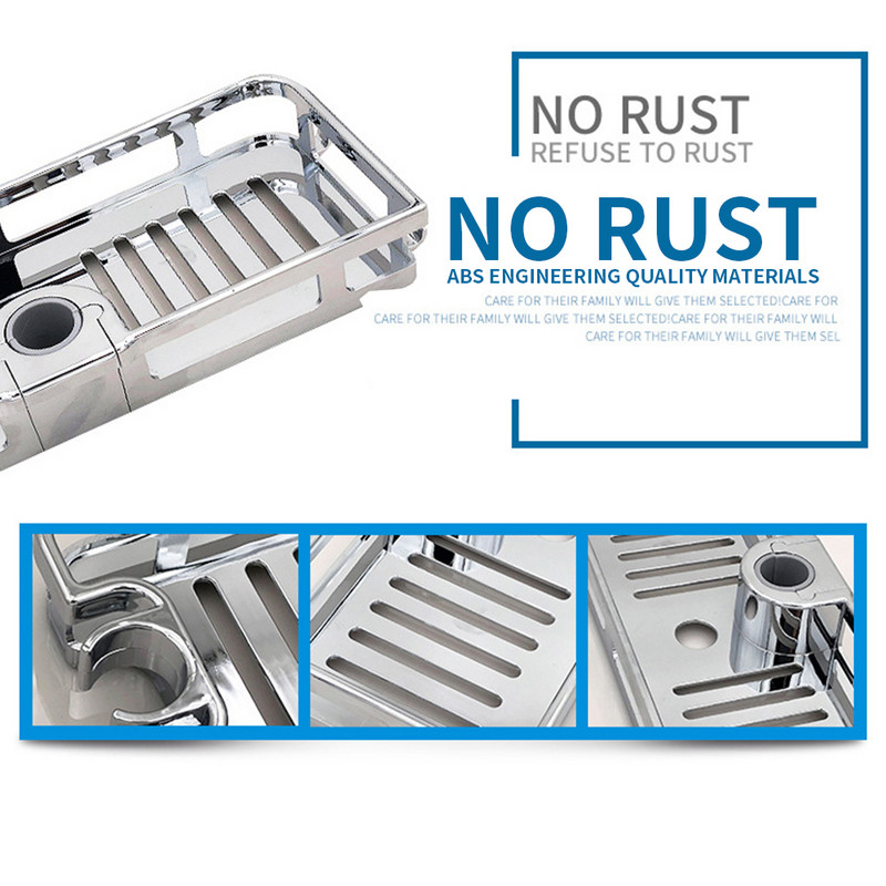 Vannitoa kandiku alus Tõstevarras Eemaldatav statiivi korraldaja Multifunktsionaalne ristkülikukujuline dušš, puurimisriiul