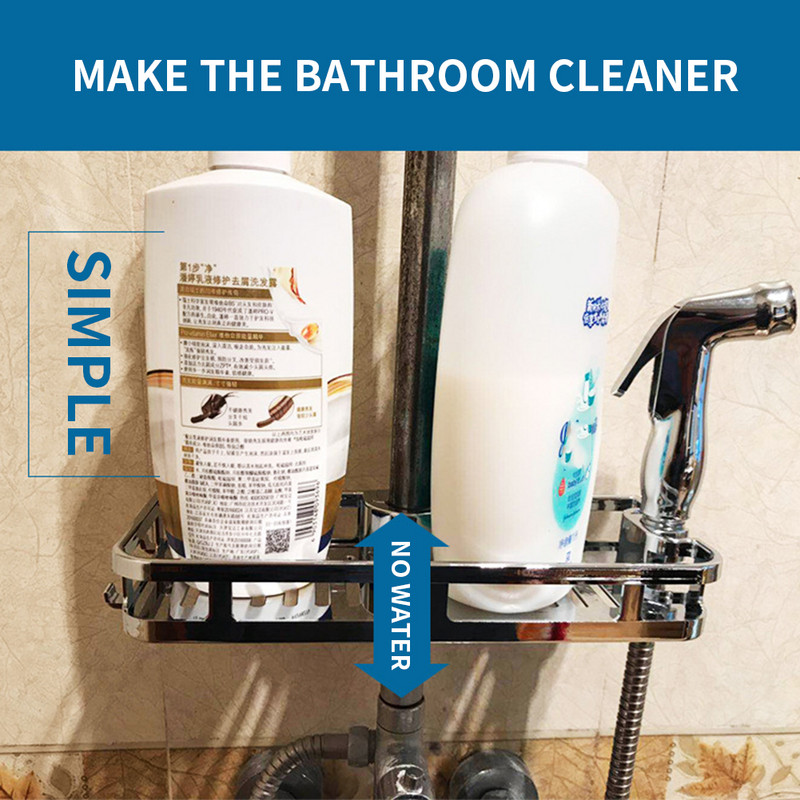 Vannitoa kandiku alus Tõstevarras Eemaldatav statiivi korraldaja Multifunktsionaalne ristkülikukujuline dušš, puurimisriiul