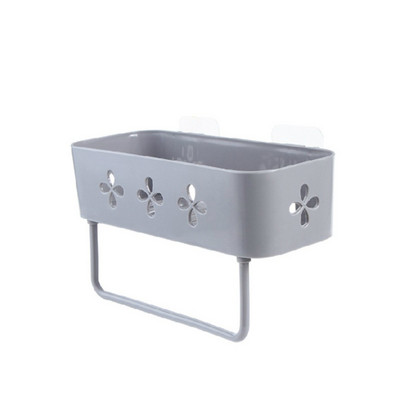 Neperforirani stalak za ručnike Kupaonski plastični zidni kozmetički šampon Držač za gel za tuširanje Organizator Kuhinjske police