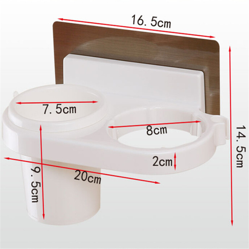 Zidni stalak za odlaganje sušila za kosu Držač sušila za kosu Kreativna vakuumska čašica Držač sušila za kosu Stalak za češalj Stalak Kupaonski pribor