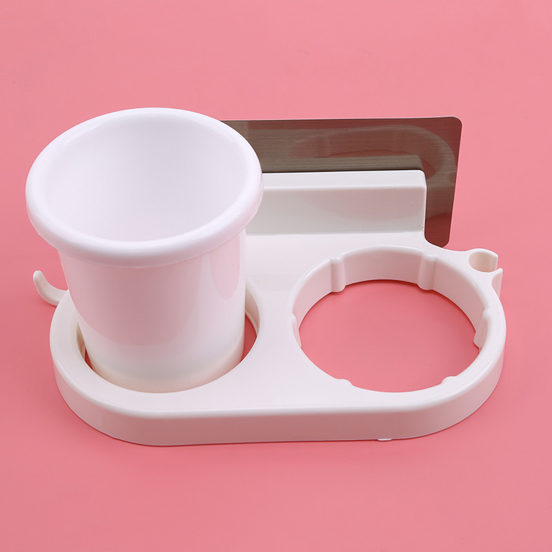 Zidni stalak za odlaganje sušila za kosu Držač sušila za kosu Kreativna vakuumska čašica Držač sušila za kosu Stalak za češalj Stalak Kupaonski pribor