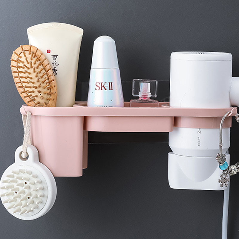 Držač sušila za kosu bez ruku Kutija za pohranu Uvijač za kosu Polica za kupaonski organizator Stalak za pohranu Kupaonski pribor Set Home