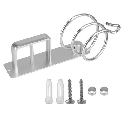 Hajszárító tartó állvány Szervező Fürdőszoba polc Tárolótartozékok Falra szerelhető hajvasaló tartó tároló állvány