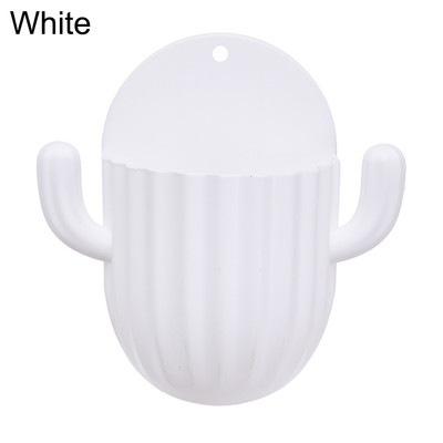 Držač četkice za zube Zid za kućanstvo Samoljepljivi bešavni stalak za pohranu kaktusa Organizator za brijanje Polica za odvod Kupaonski pribor