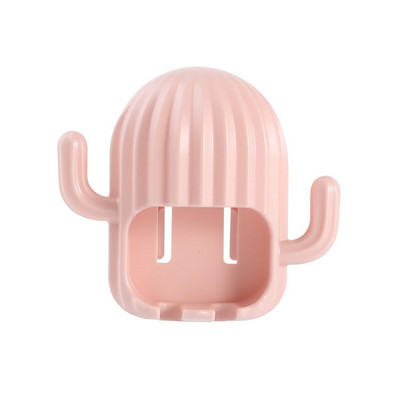 Držač četkice za zube Zid za kućanstvo Samoljepljivi bešavni stalak za pohranu kaktusa Organizator za brijanje Polica za odvod Kupaonski pribor