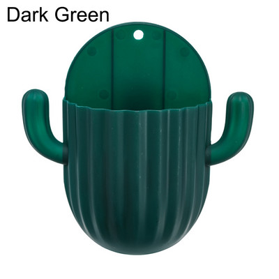 Držač četkice za zube Zid za kućanstvo Samoljepljivi bešavni stalak za pohranu kaktusa Organizator za brijanje Polica za odvod Kupaonski pribor