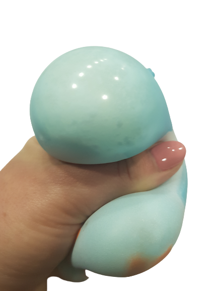 Играчка Ahelos, Пингвин, Сензорна, Син, 6 см