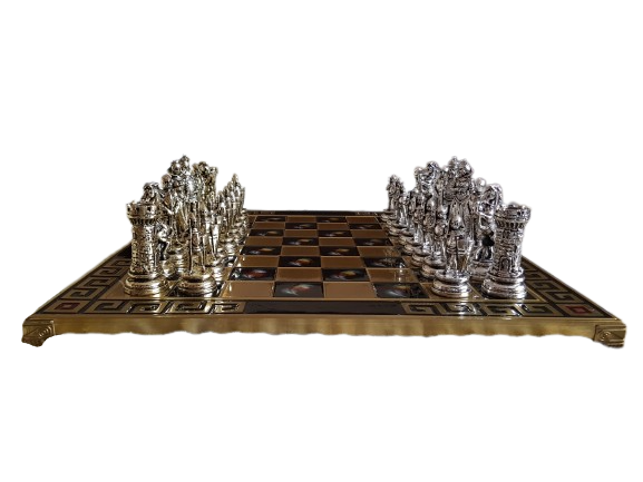 Шах Ahelos, Камелот, Метален, Син, 45х45