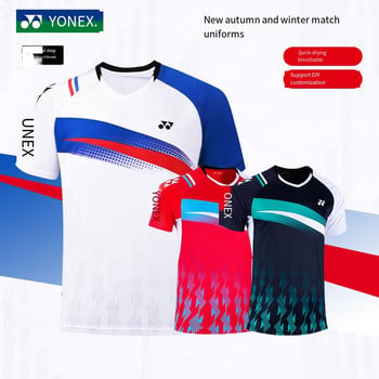 Yonex tennis sport Jersey αθλητικά ρούχα αθλητικά ρούχα μπάντμιντον 2022 κοντομάνικο μπλουζάκι ανδρικό γυναικείο 110382BCR