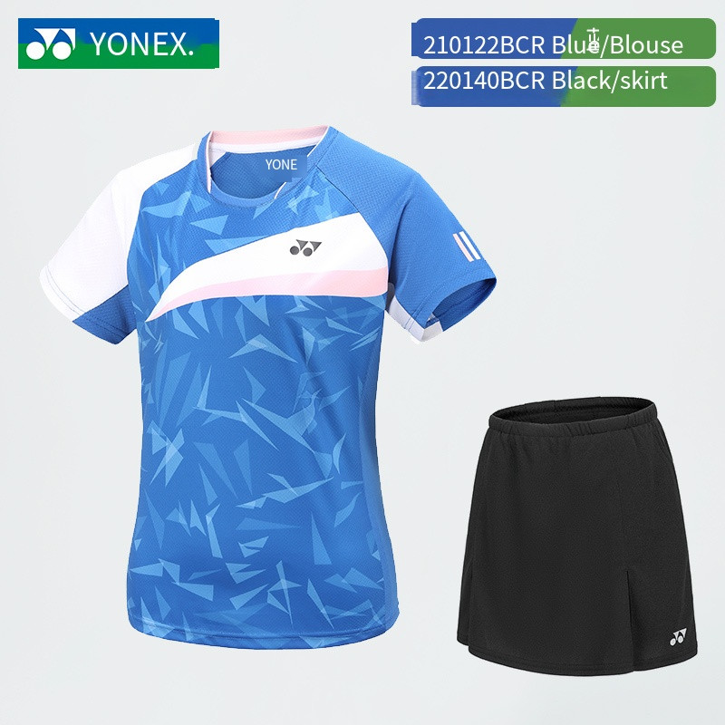 YONEX sport Dres sportska odjeća sportska odjeća badminton odjeća 2022 kratkih rukava za muškarce žene reprezentacija 115179BCR