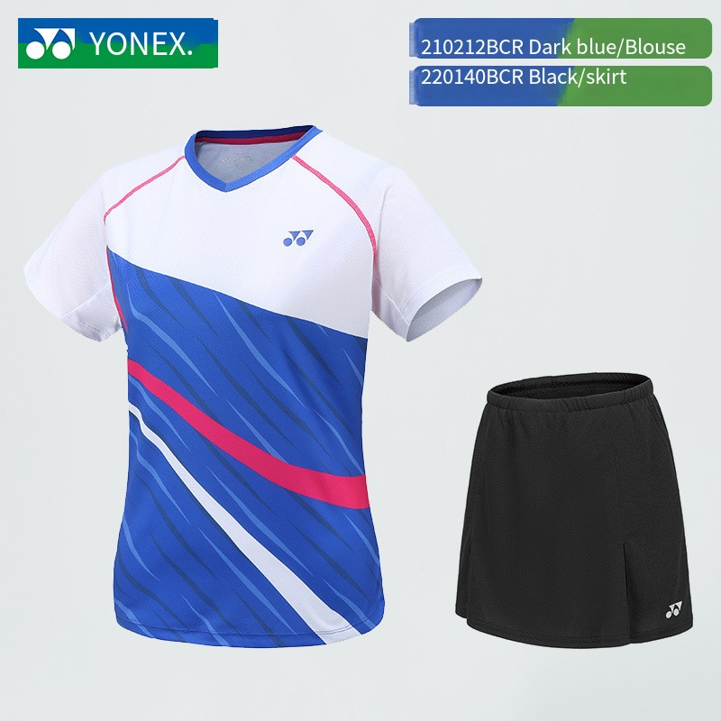 YONEX sport Dres sportska odjeća sportska odjeća badminton odjeća 2022 kratkih rukava za muškarce žene reprezentacija 115179BCR