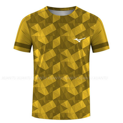 Stalo teniso badmintono serijos 3D spausdinti Harajuku nauji populiarūs laisvalaikio vyrų ir moterų sportiniai marškinėliai trumpomis rankovėmis apvaliais kaklu