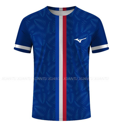 Stalo teniso badmintono serijos 3D spausdinti Harajuku nauji populiarūs laisvalaikio vyrų ir moterų sportiniai marškinėliai trumpomis rankovėmis apvaliais kaklu