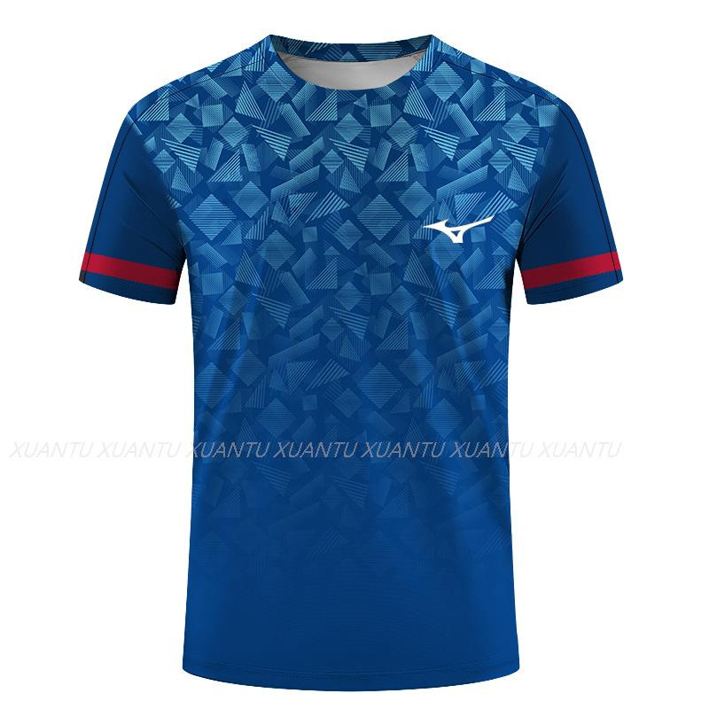 Stalo teniso badmintono serijos 3D spausdinti Harajuku nauji populiarūs laisvalaikio vyrų ir moterų sportiniai marškinėliai trumpomis rankovėmis apvaliais kaklu