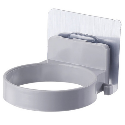 1gab pie sienas piestiprināms matu žāvētāja turētāja glabāšanas organizators matu žāvētājam plaukts ABS vannas istabas plaukts matu žāvētāja turētāja statīvs