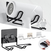 Stalak za držač sušila za kosu Zidna vješalica za sušilo za kosu Samoljepljivi stalak za sušilo za kosu Stalak za pohranu Kućna kupaonska oprema