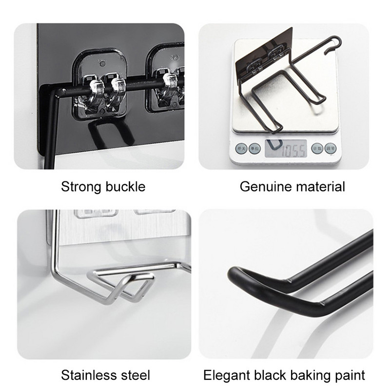 Stalak za držač sušila za kosu Zidna vješalica za sušilo za kosu Samoljepljivi stalak za sušilo za kosu Stalak za pohranu Kućna kupaonska oprema