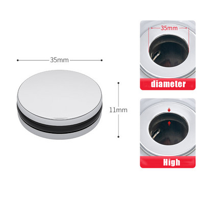 Press Bounce Umivaonik Pop-up Filter za odvod Kupaonica Tuš Umivaonik Filter čep Nadogradnja kose Čep za kadu Kuhinjski dodaci