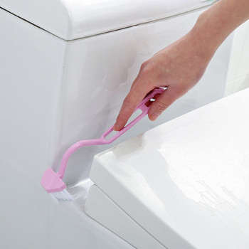 Βούρτσα καθαρισμού κενού δαπέδου πλακιδίων μπάνιου πολλαπλών χρήσεων Βολική βούρτσα τουαλέτας Κρεμαστό πιάτο αποθήκευσης Μπολ Βούρτσα καθαρισμού πλυσίματος