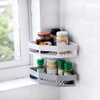 Triangle Bathroom Shelf Organizer Σαμπουάν Gel Αποθήκευσης Καλάθι Επιτοίχιας Γωνιακή θήκη ντουζιέρας Αξεσουάρ κουζίνας