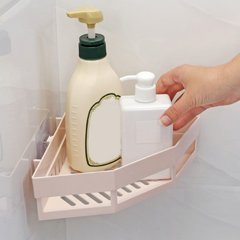 Triangle Bathroom Shelf Organizer Σαμπουάν Gel Αποθήκευσης Καλάθι Επιτοίχιας Γωνιακή θήκη ντουζιέρας Αξεσουάρ κουζίνας