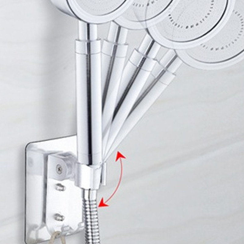 Snažno ljepilo 90° aluminijski zidni gel držač za glavu tuša Podesivi nosač stalka za kupaonski pribor