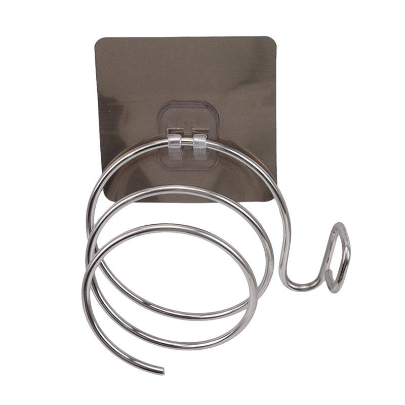 Kupaonski držač sušila za kosu Puhalo Kućni organizator Ljepljivi zidni nosač Bez tragova Naljepnice za njegu kose Stalak za pohranu sušila za kosu