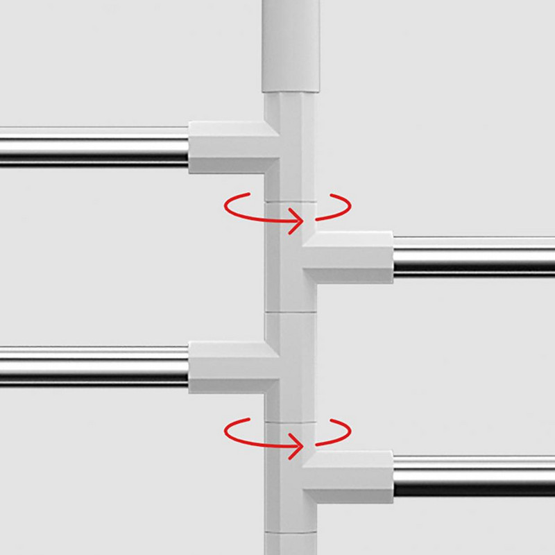Izturīgs dvieļu plaukta piesūceknis, 180 grādu rotācijas kompakts sienas dvieļu plaukts