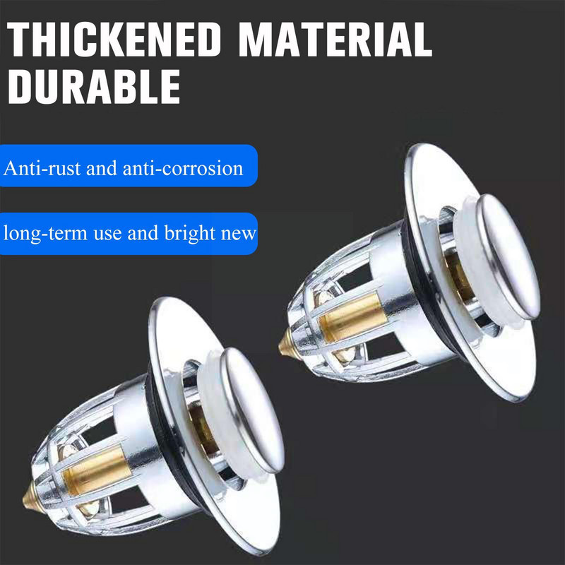 Umivaonik Steel Up Odvodni filtar Vodootporan Čep odvoda za kupaonski umivaonik Filter Čep za pranje umivaonika Hardver Dropshipping