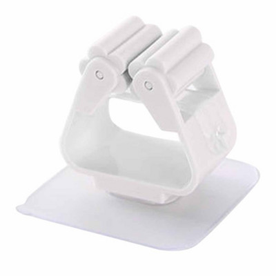 1 gab Sienas slotas turētājs Mopu pakaramais klipsis Glabāšanas plaukts Plastmasas organizators virtuves vannas istabas glabāšanas instrumentu piederumiem