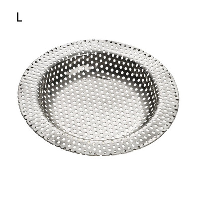 Nerūdijančio plieno kriauklės sietelis virtuvės kriauklės tinklelio gaudyklė Vonios kanalizacijos anga Filtras Vonios grindys Kanalizacija Plaukų filtro valymo įrankis